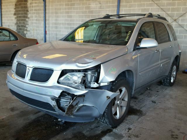 2CKDL63F866025104 - 2006 PONTIAC TORRENT SILVER photo 2