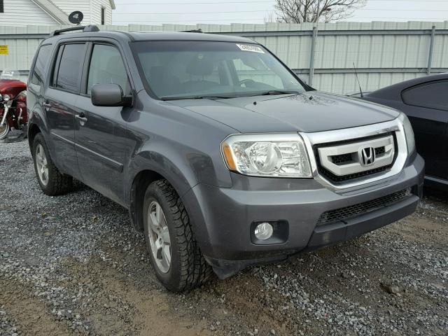 5FNYF4H64AB009448 - 2010 HONDA PILOT EXL CHARCOAL photo 1