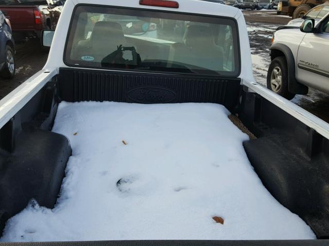 1FTYR10D09PA20836 - 2009 FORD RANGER WHITE photo 6