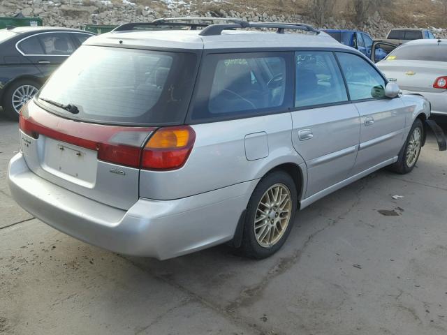 4S3BH635637309060 - 2003 SUBARU LEGACY L SILVER photo 4