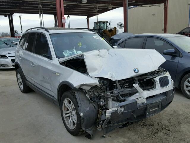 WBXPA93434WC33460 - 2004 BMW X3 3.0I SILVER photo 1