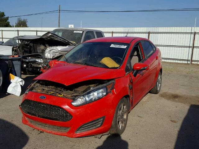 3FADP4BJ9EM196380 - 2014 FORD FIESTA SE RED photo 2