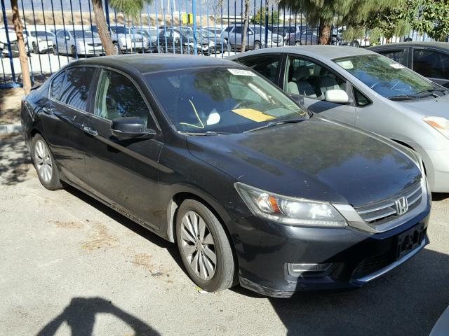 1HGCR2F81DA036891 - 2013 HONDA ACCORD EXL BLACK photo 1