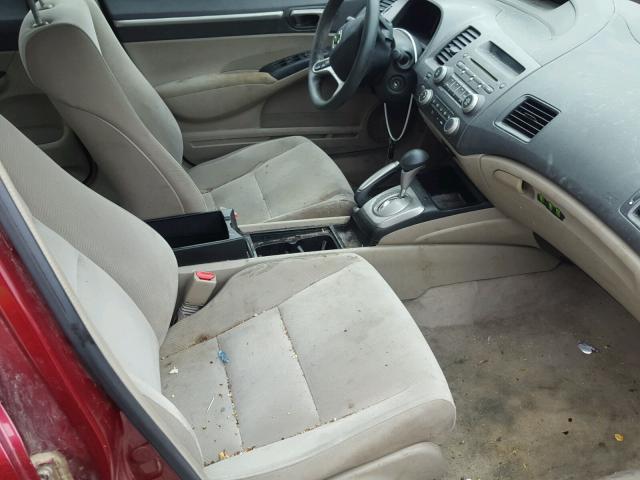 2HGFA1F88BH500725 - 2011 HONDA CIVIC EX Tünd qırmızı foto 5