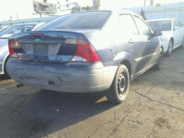 1FAFP33P62W103350 - 2002 FORD FOCUS LX BLUE photo 4