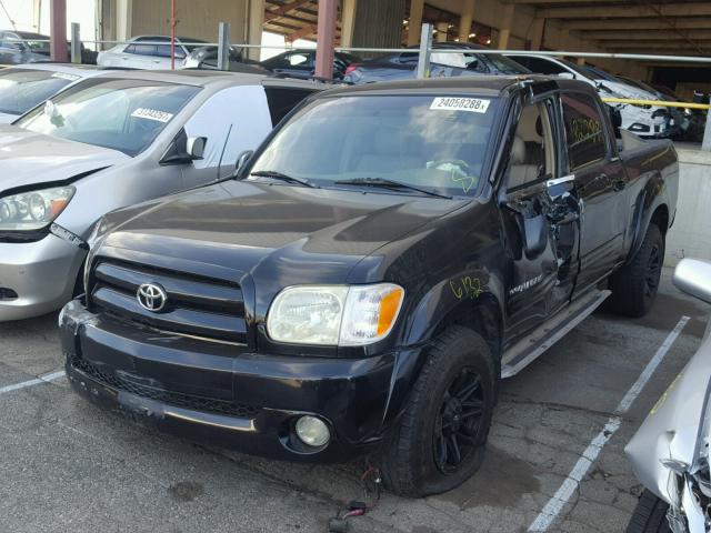 5TBET38155S469948 - 2005 TOYOTA TUNDRA DOU BLACK photo 2