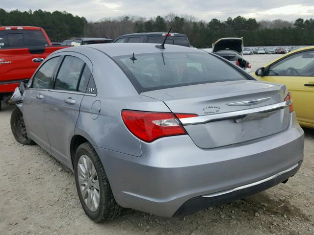 1C3CCBABXDN760756 - 2013 CHRYSLER 200 LX GRAY photo 3