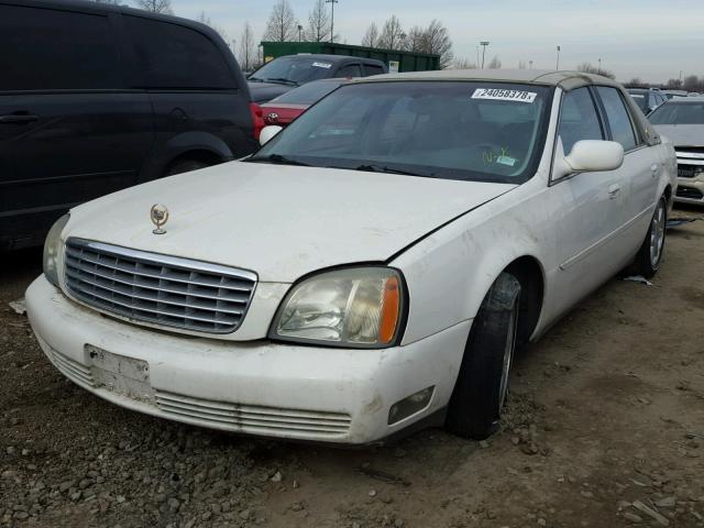 1G6KD54Y04U148452 - 2004 CADILLAC DEVILLE WHITE photo 2