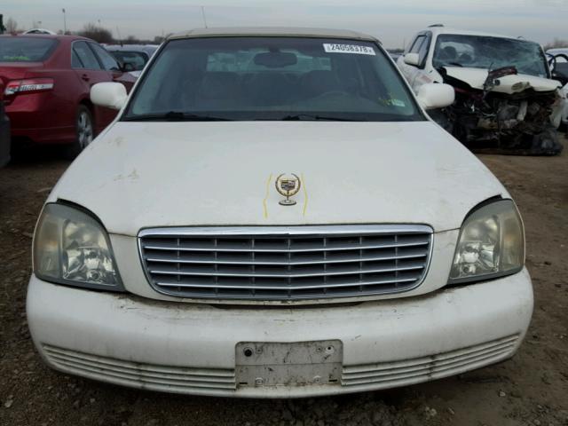 1G6KD54Y04U148452 - 2004 CADILLAC DEVILLE WHITE photo 7