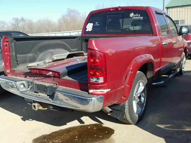 1D7HU18286S512594 - 2006 DODGE RAM 1500 S RED photo 4