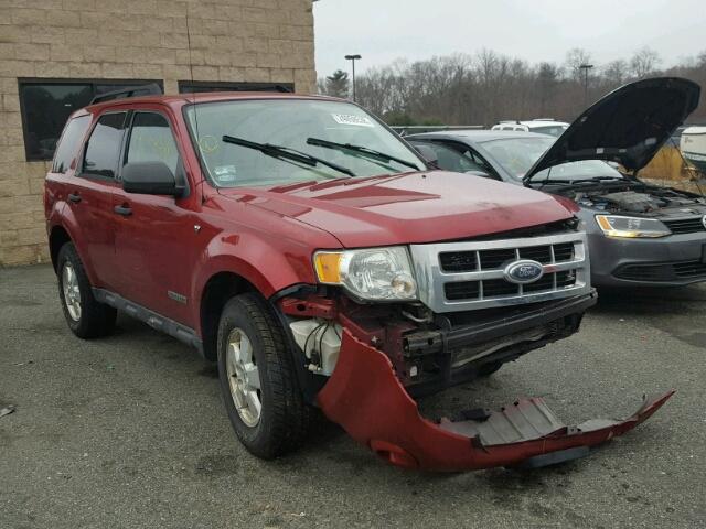 1FMCU93168KA26298 - 2008 FORD ESCAPE XLT RED photo 1