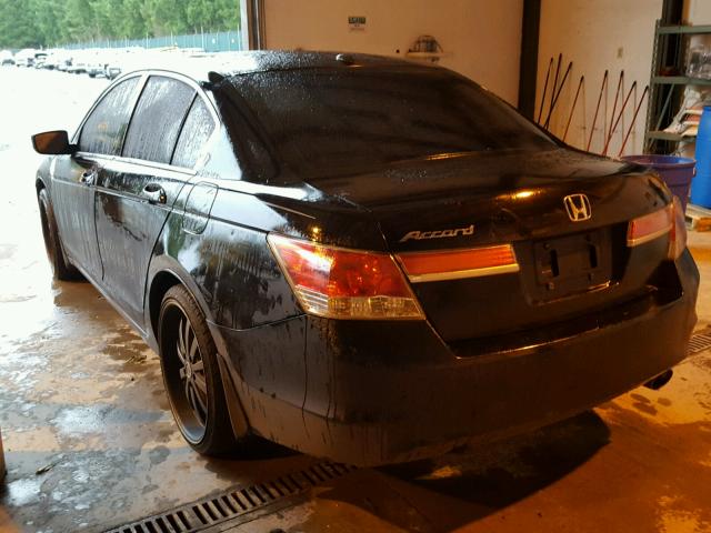 1HGCP2F87CA051996 - 2012 HONDA ACCORD EXL BLACK photo 3