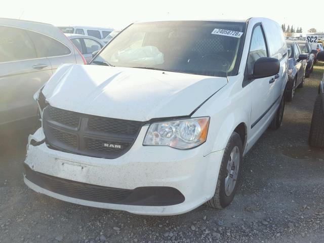 2C4JRGAG4DR698655 - 2013 RAM TRADESMAN WHITE photo 2