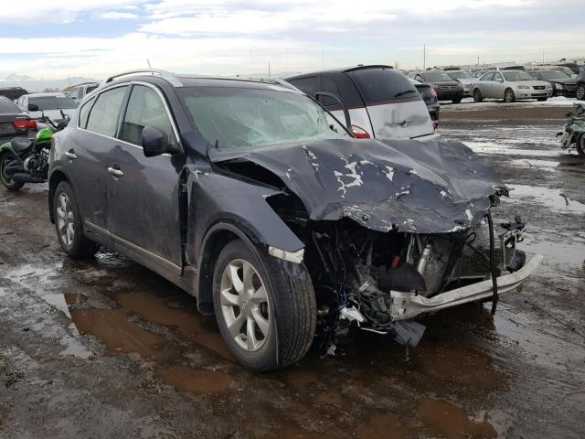 JNKAJ09F08M356346 - 2008 INFINITI EX35 BASE GRAY photo 1