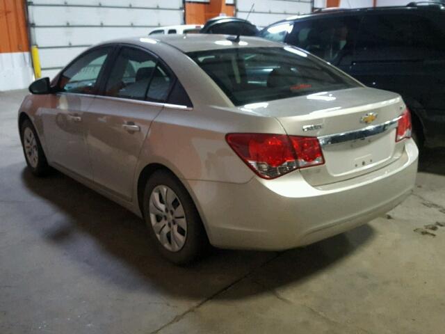 1G1PC5SB4D7173057 - 2013 CHEVROLET CRUZE LT SILVER photo 3