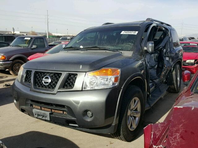 5N1AA08D08N609284 - 2008 NISSAN ARMADA SE GRAY photo 2