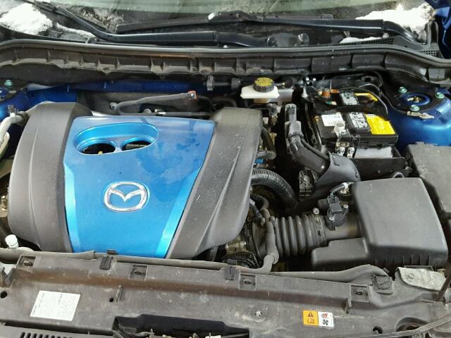 JM1BL1L73D1733478 - 2013 MAZDA 3 I BLUE photo 7