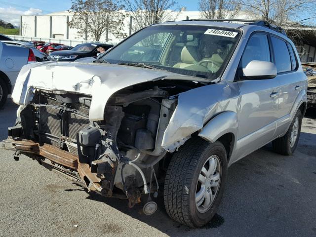 KM8JN72D26U286106 - 2006 HYUNDAI TUCSON GLS SILVER photo 2