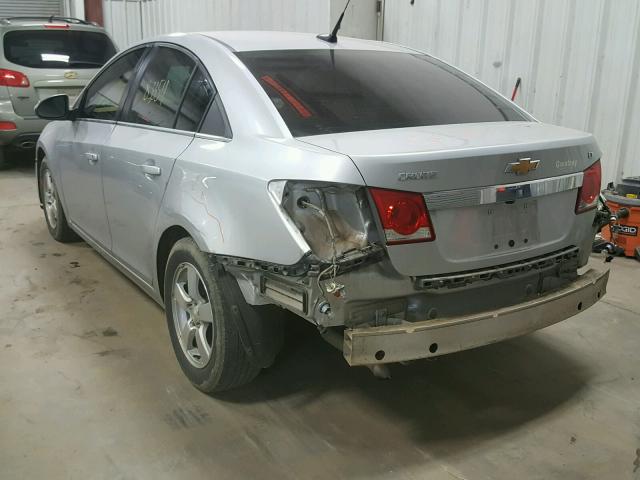 1G1PC5SB2E7247450 - 2014 CHEVROLET CRUZE LT SILVER photo 3