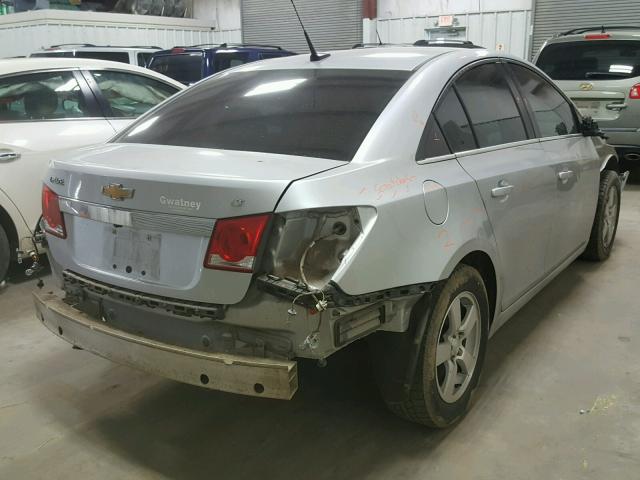 1G1PC5SB2E7247450 - 2014 CHEVROLET CRUZE LT SILVER photo 4