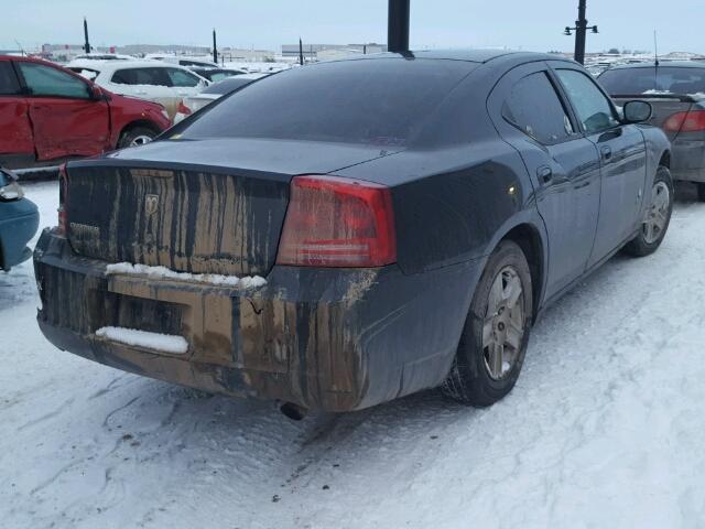 2B3KA43G37H726058 - 2007 DODGE CHARGER SE BLACK photo 4