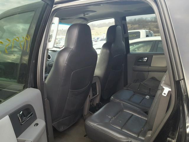 1FMPU16516LA20496 - 2006 FORD EXPEDITION BLACK photo 6