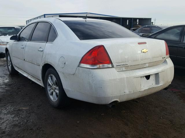 2G1WF5E33D1188640 - 2013 CHEVROLET IMPALA LS WHITE photo 3