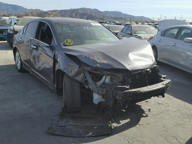 1HGCR2F89EA121902 - 2014 HONDA ACCORD EXL GRAY photo 1