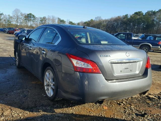 1N4AA5AP5AC867314 - 2010 NISSAN MAXIMA S GRAY photo 3