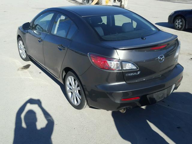 JM1BL1U55B1416201 - 2011 MAZDA 3 S GRAY photo 3