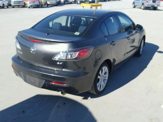 JM1BL1U55B1416201 - 2011 MAZDA 3 S GRAY photo 4