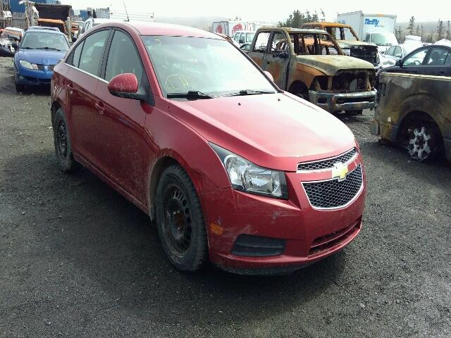 1G1PG5SC6C7189725 - 2012 CHEVROLET CRUZE LT RED photo 2