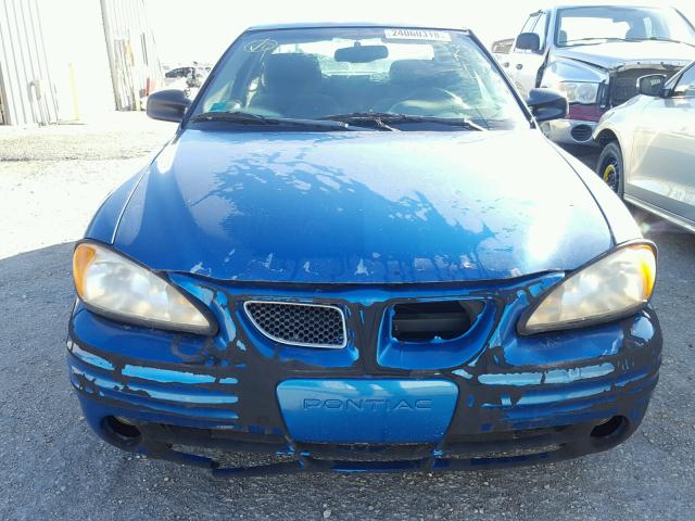 1G2NF12TXYM786240 - 2000 PONTIAC GRAND AM S ლურჯი ფოტო 9
