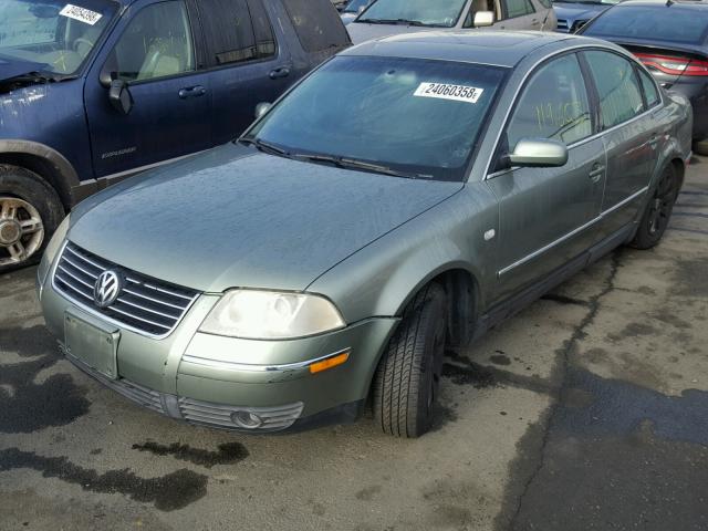 WVWPD63B22P343650 - 2002 VOLKSWAGEN PASSAT GLS GRAY photo 2