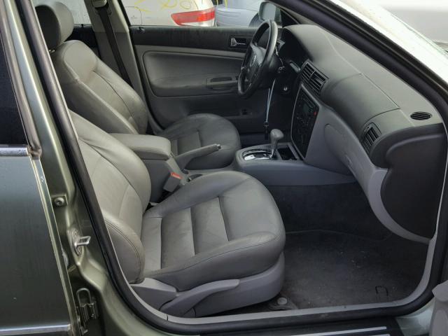 WVWPD63B22P343650 - 2002 VOLKSWAGEN PASSAT GLS GRAY photo 5