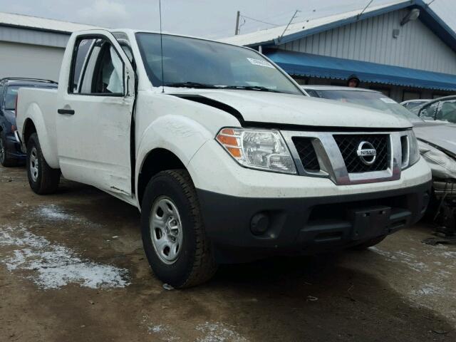 1N6BD0CTXDN742821 - 2013 NISSAN FRONTIER S WHITE photo 1
