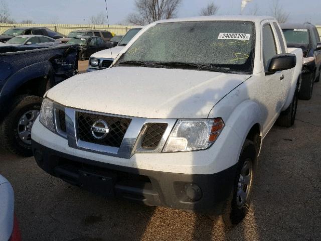 1N6BD0CTXDN742821 - 2013 NISSAN FRONTIER S WHITE photo 2
