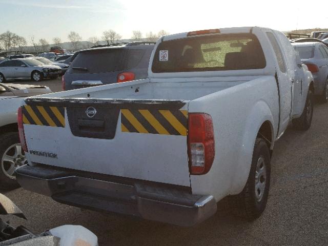 1N6BD0CTXDN742821 - 2013 NISSAN FRONTIER S WHITE photo 4
