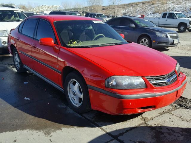 2G1WF55E519102405 - 2001 CHEVROLET IMPALA 红色 照片 1