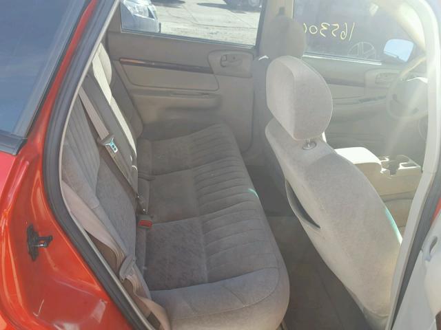 2G1WF55E519102405 - 2001 CHEVROLET IMPALA 红色 照片 6