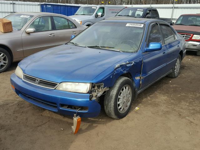 1HGCD5666VA073080 - 1997 HONDA ACCORD EX BLUE photo 2