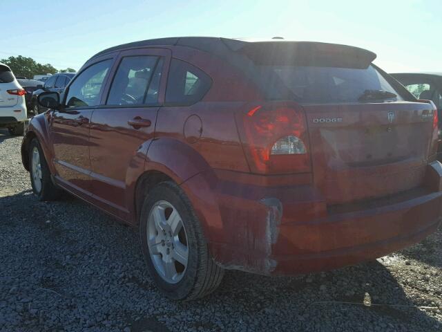 1B3HB48A39D135921 - 2009 DODGE CALIBER SX RED photo 3