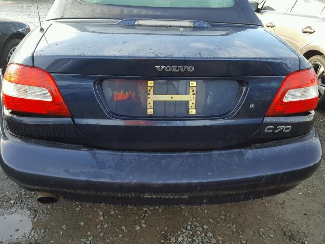 YV1NC62D54J048720 - 2004 VOLVO C70 HPT BLACK photo 9