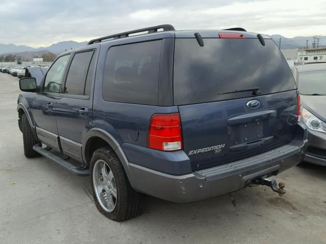 1FMPU15586LA92247 - 2006 FORD EXPEDITION BLUE photo 3