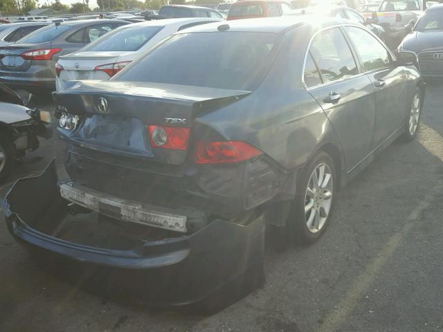 JH4CL96977C017352 - 2007 ACURA TSX BLUE photo 4