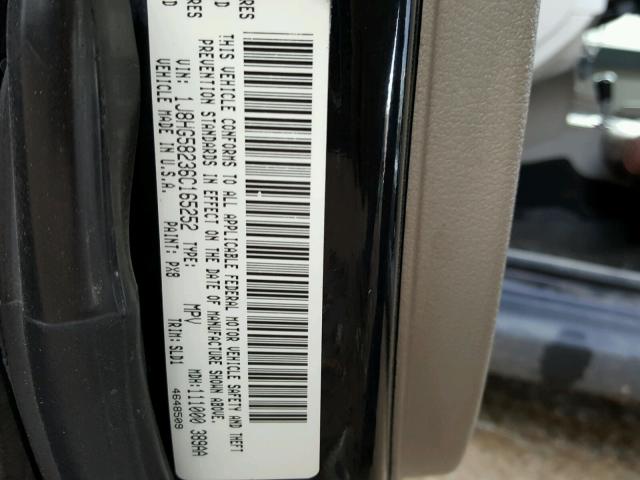 1J8HG58236C165252 - 2006 JEEP COMMANDER BLACK photo 10