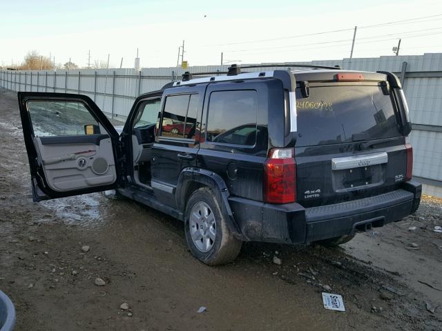 1J8HG58236C165252 - 2006 JEEP COMMANDER შავი ფოტო 3