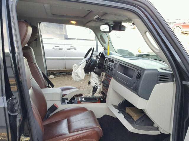 1J8HG58236C165252 - 2006 JEEP COMMANDER შავი ფოტო 5