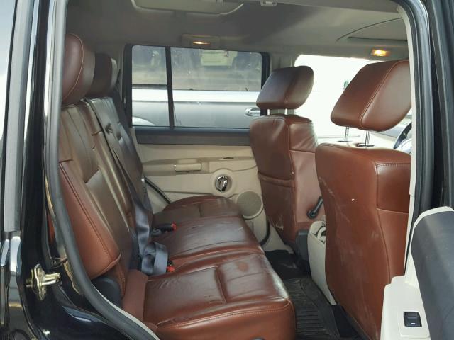 1J8HG58236C165252 - 2006 JEEP COMMANDER შავი ფოტო 6