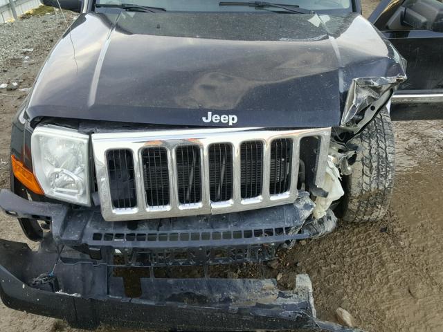 1J8HG58236C165252 - 2006 JEEP COMMANDER შავი ფოტო 7